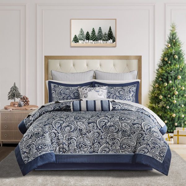 Rachel Zoe top Super Cozy Plush 3 piece king comforter set